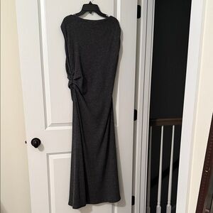 H&M Dark Gray Sleeveless Maxi Sweater Dress